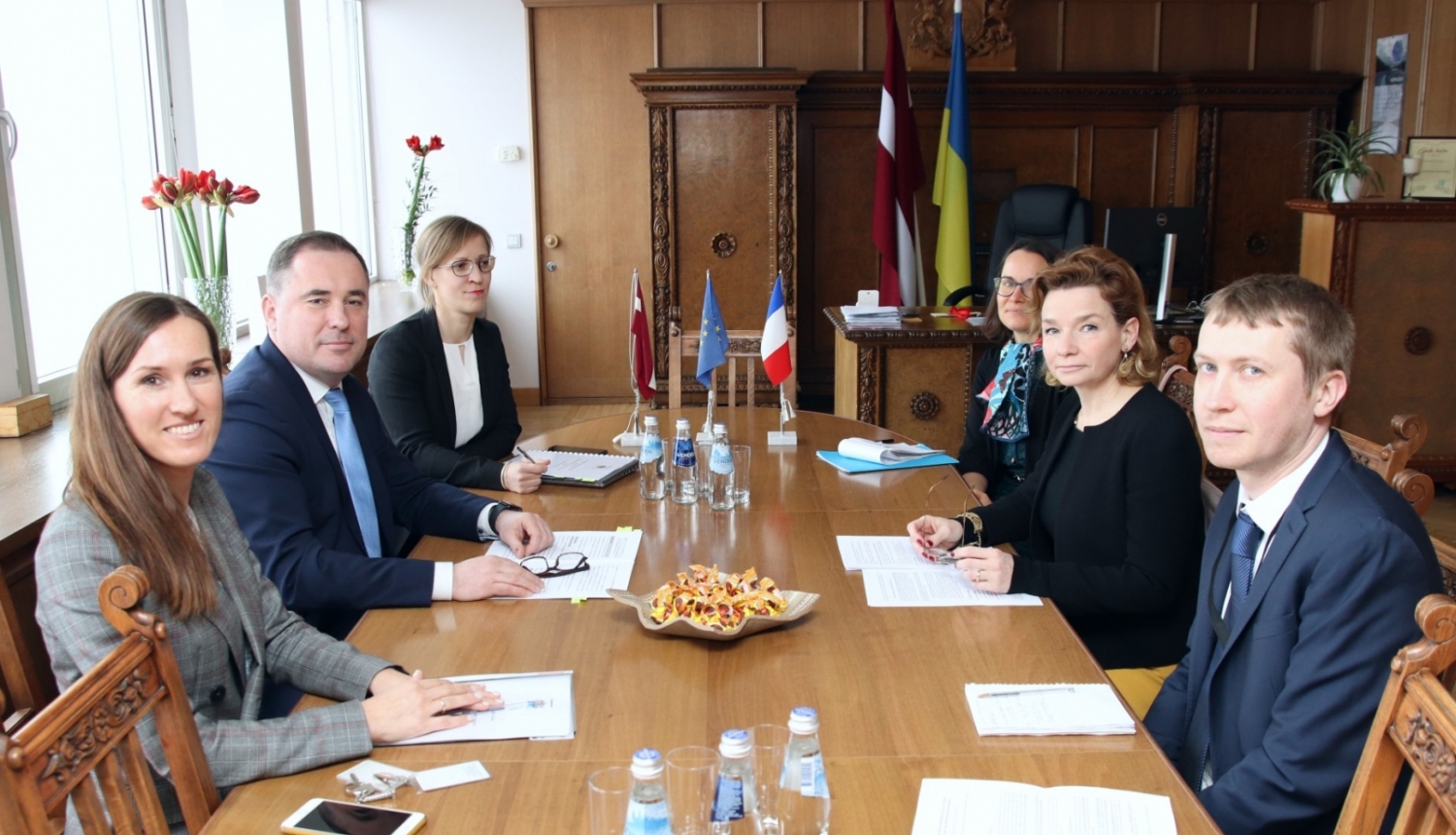 Zemkopības ministrs tiekas ar Francijas vēstnieci Latvijā